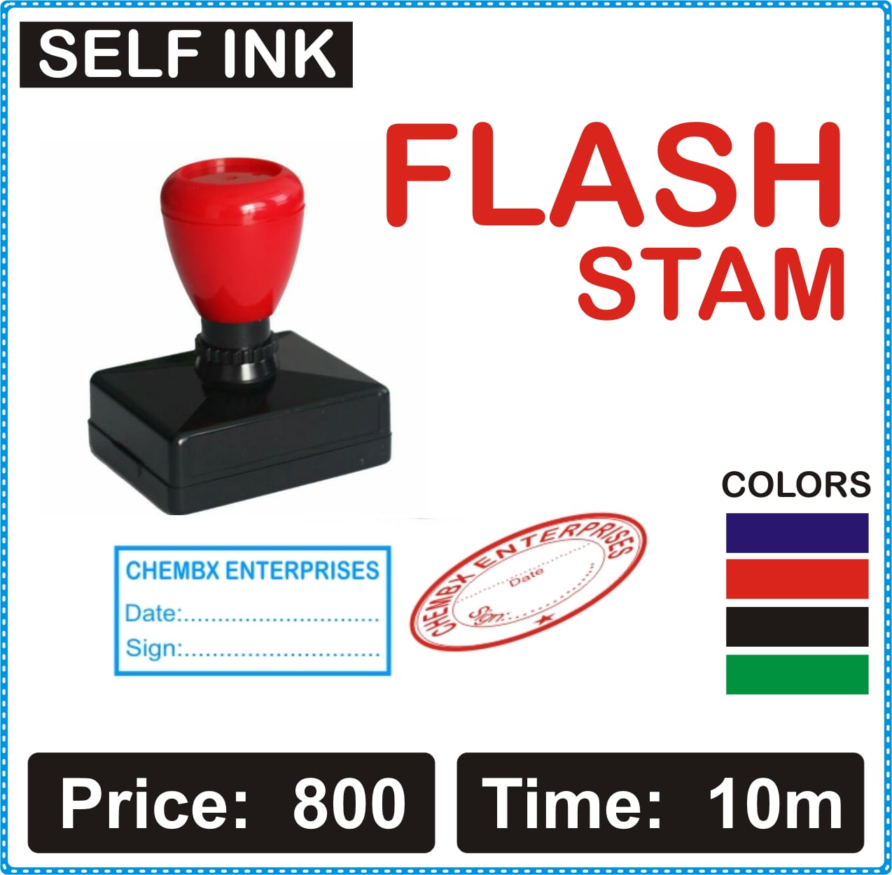 Stamp Maker in Rawalpindi & Islamabad Printing Press Online
